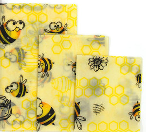 Frischeverpackung mit Bienenwachs! Hält Ihr Essen frisch - auf natürliche Weise!
